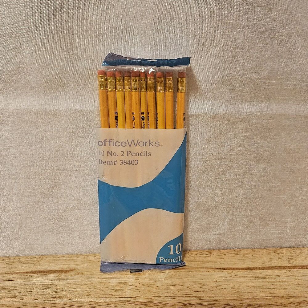 Office Works Pack of 10 No. 2 Pencil 38403